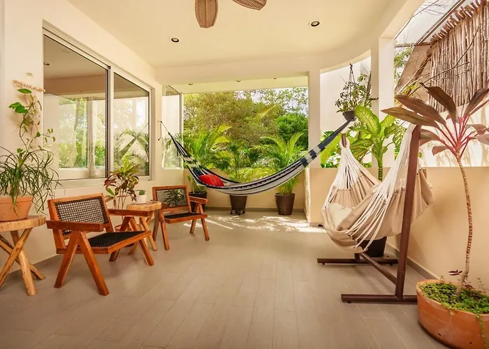 Casa Hibiscus Sky-high Pool With Birds Above The Jungle * Tulum