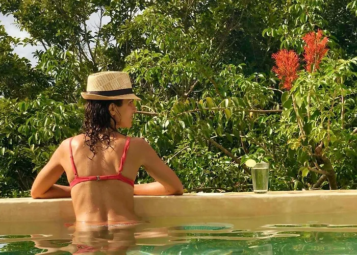 Casa Hibiscus Sky-high Pool With Birds Above The Jungle Tulum